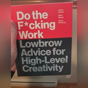Do the F*cking Work - Red & Black Paperback Book